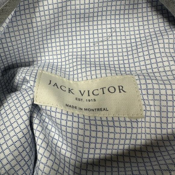 Jack Victor NWT Sage 100% Wool Blue Window Pane Dress Pants Men's Size 30R - Picture 3 of 10